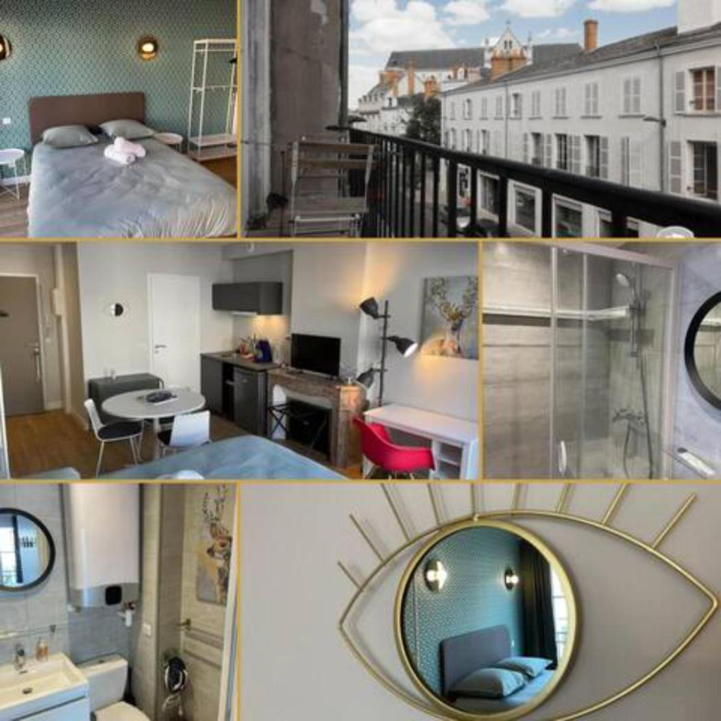 Apartmán Chaleureux Studio * Neuf * Hypercentre * Wifi * Orléans Exteriér fotografie